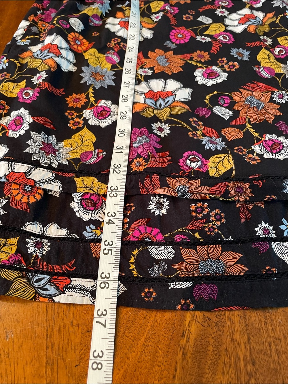 J Jill Black Floral Tiered Hem Lightweight Sleeveless Dress XS Vacation Summer - Picture 9 of 9